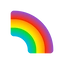 rainbow wallet